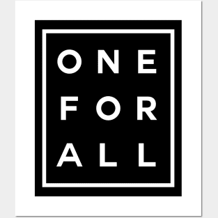 One For All Boxed (White) Posters and Art